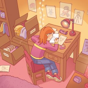 Sample art for a graphic novel pitch
